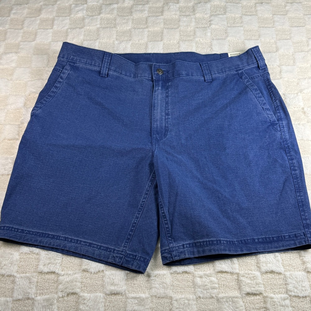 Duluth Trading Co. Mens Blue Ridge Standard Fit 42x9 Blue Jean‎ Denim Shorts